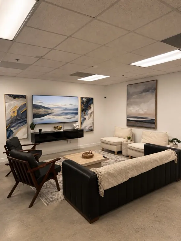 TV lounge at Golden State Rehab